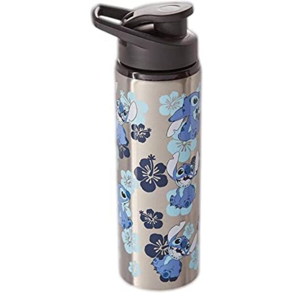 Silver Buffalo Botella de agua de Lilo y Stitch de Disney_1