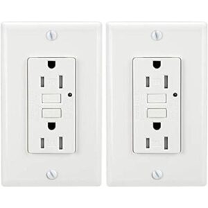 LEOD Toma GFCI de 15 A 125 V TRresistente a