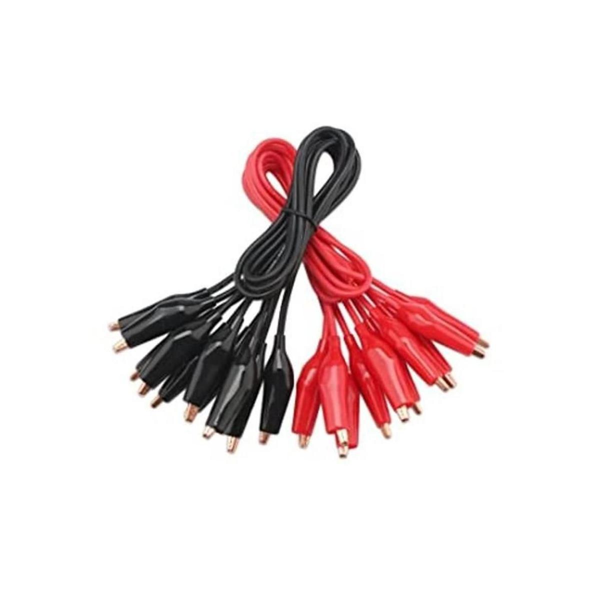 DROK Pinzas de cocodrilo eléctricos 10 piezas de cables