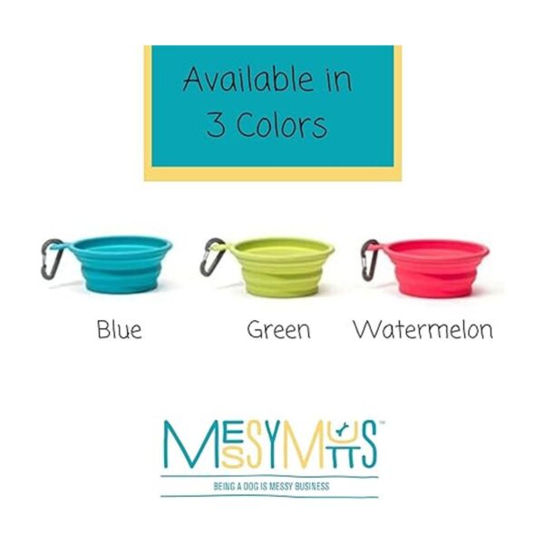 Messy Mutts Silicone Collapsible Bowl Pet Travel