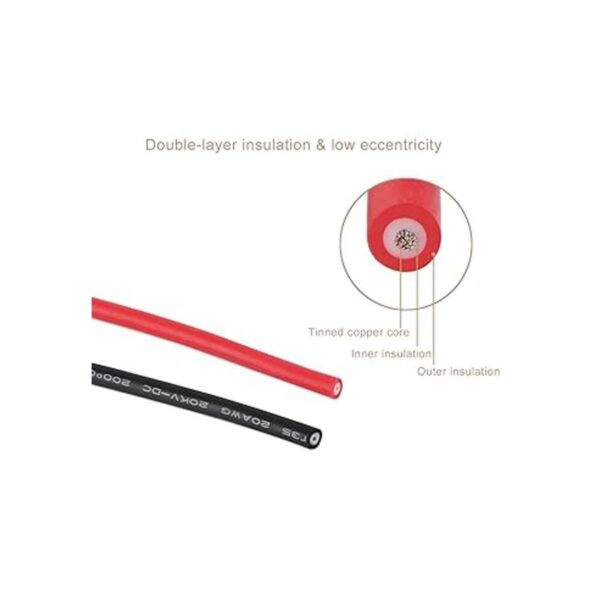 DROK Pinzas de cocodrilo eléctricos 10 piezas de cables_2