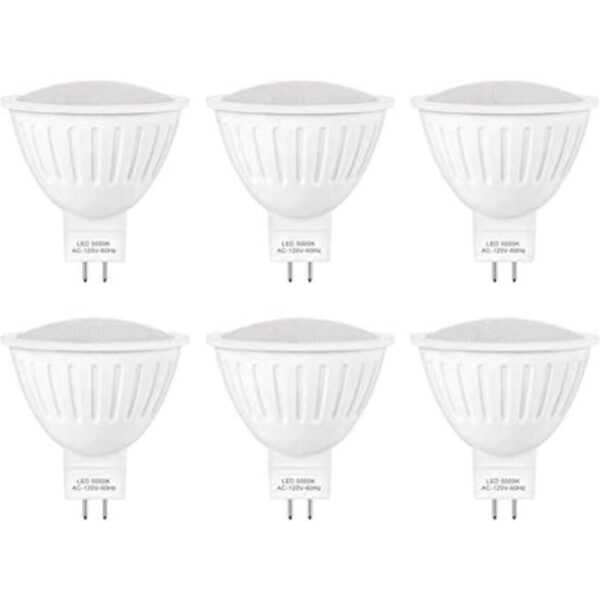 MR16 LED regulable GU5.3 LED 5000K luz de día 5 W