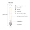 Klarlight Edison T10 Bombilla de filamento vintage de 6 W_4