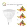 MR16 LED regulable GU5.3 LED 5000K luz de día 5 W