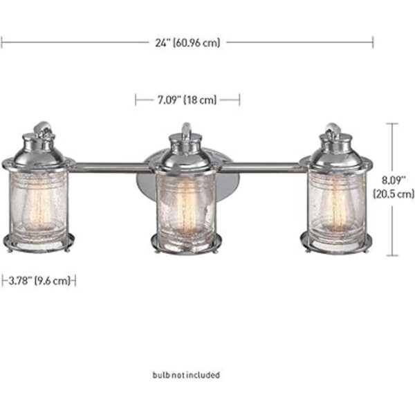 Globe Electric Cusco Tocador con 3 luces 51272 60watts
