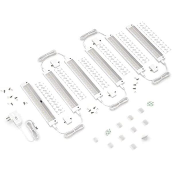 EShine Acabado blanco 6 paneles de 7 pulgadas tamaño_1