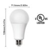 Goodlite equivalente a 150 W 2600 lm regulable. G19864_2