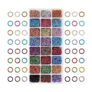 PH PandaHall 8400 anillos de aluminio para saltar de 0.236