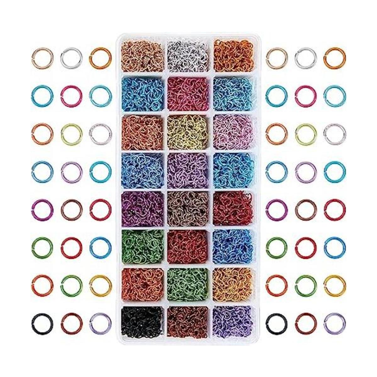 PH PandaHall 8400 anillos de aluminio para saltar de 0.236