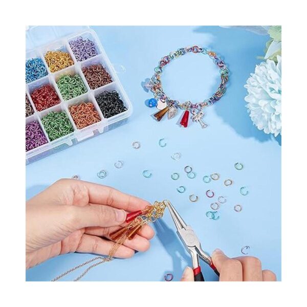 PH PandaHall 8400 anillos de aluminio para saltar de 0.236