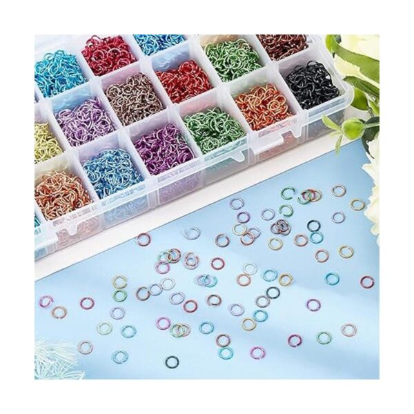 PH PandaHall 8400 anillos de aluminio para saltar de 0.236
