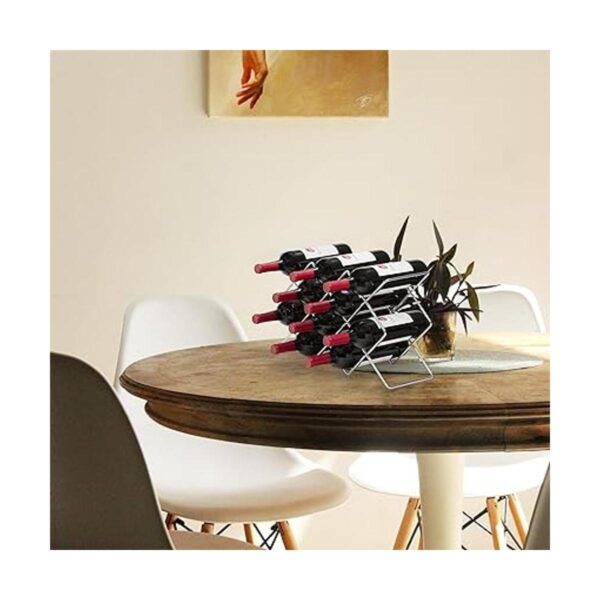 Mango Steam Estante de vino para encimera de 10 botellas_5