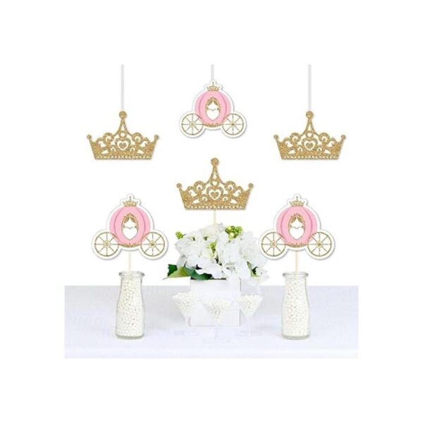 Corona de princesa pequeña Tiara Carriage Decoraciones_2
