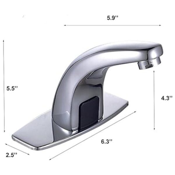 DualPowered Touchless manos libres baño llave del_2
