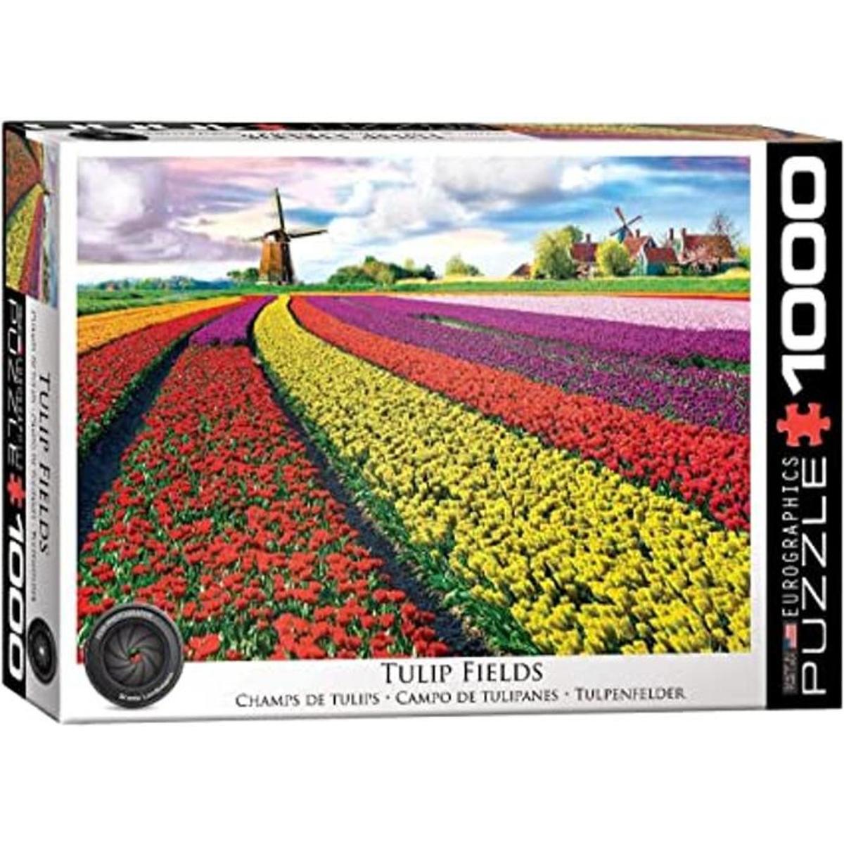 Eurographics Tulip fieldnetherlands 1000Piece Puzzle 1000