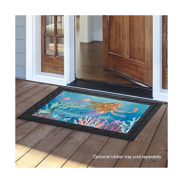 Felpudo de verano de sirena pez náutico 30 x 18_2