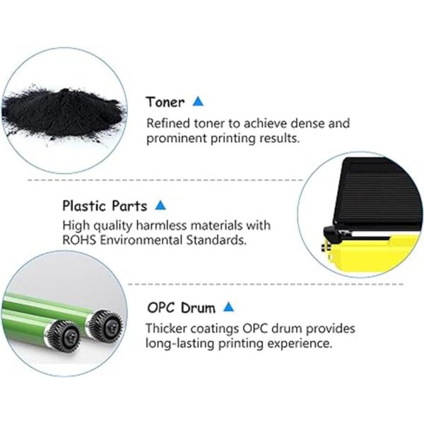 SuperInk Paquete de 4 cartuchos de tóner compatibles para_2