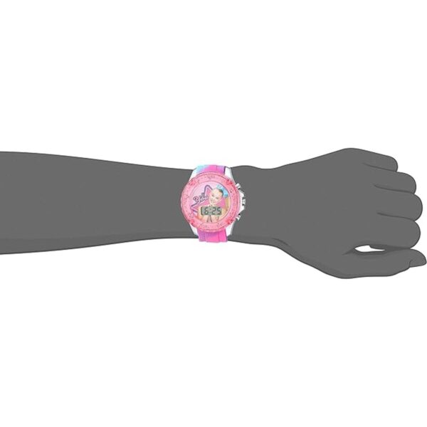 JoJo Siwa Reloj de cuarzo para niña con correa de_2