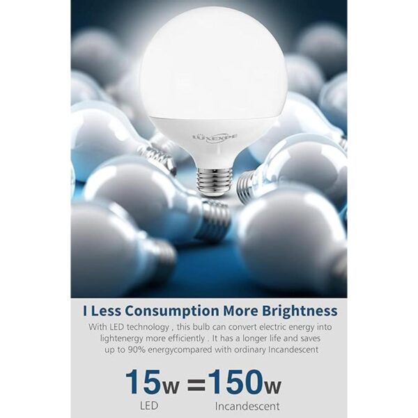 Bombilla LED bombilla de globo G120 15 W equivalente a_2