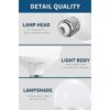 Bombilla LED bombilla de globo G120 15 W equivalente a_4