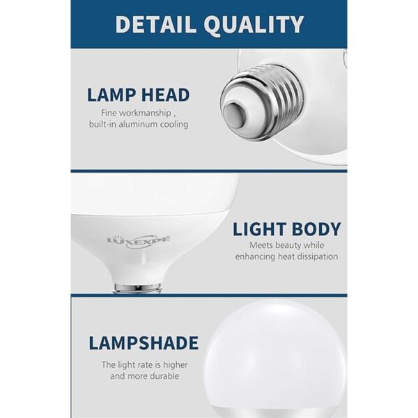 Bombilla LED bombilla de globo G120 15 W equivalente a_4