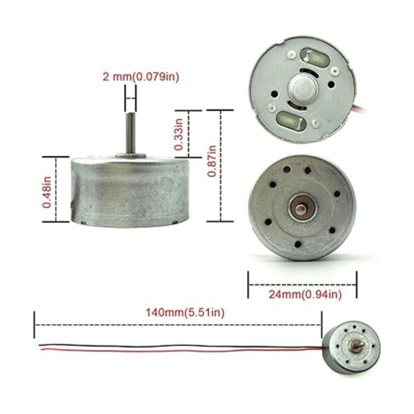 EUDAX Mini motores de generador de 3 V12 V CC motor_2