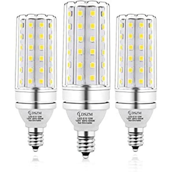 Bombillas LED E12 12 W LED Bombilla de candelabro