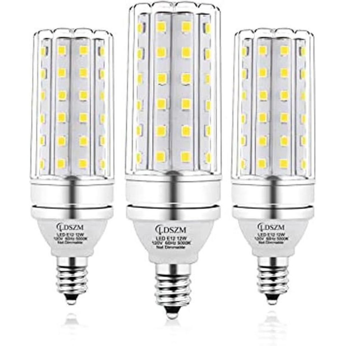 Bombillas LED E12 12 W LED Bombilla de candelabro