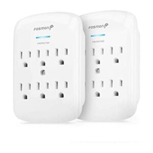 Fosmon Protector contra sobretensiones de 6 tomas 1200_1