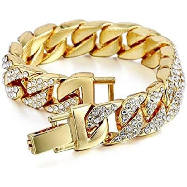 Reloj totalmente incrustado con brillantes de cristal muy
