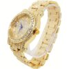 Reloj totalmente incrustado con brillantes de cristal muy