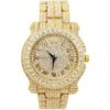 Reloj totalmente incrustado con brillantes de cristal muy