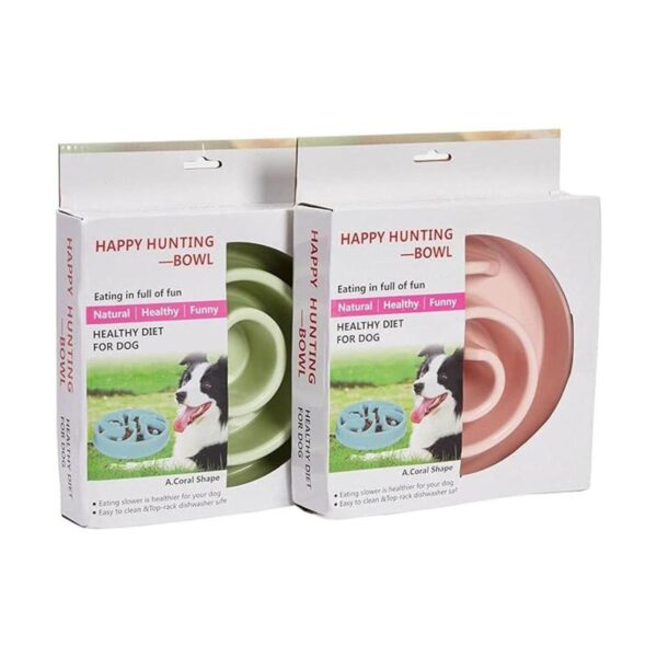 Cuenco interactivo para perros espiral alimentador