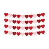 Guirnalda de San Valentín de fieltro corazón para_1