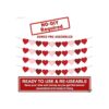 Guirnalda de San Valentín de fieltro corazón para_2