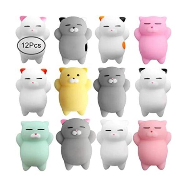 Outee 12 juguetes de animales Mochi lindos squishies para_1