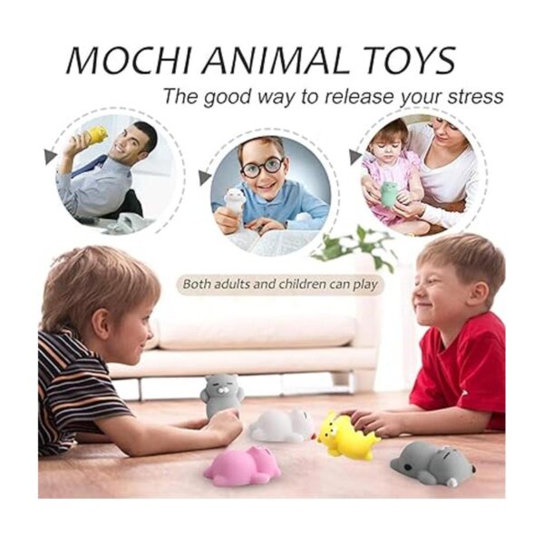 Outee 12 juguetes de animales Mochi lindos squishies para_3