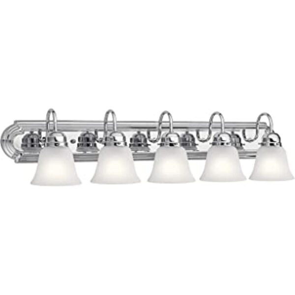 Kichler Lighting 5339CHS Baño de cinco luces cromado_1
