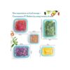 Moss Stone Juego de recipientes de almacenamiento de