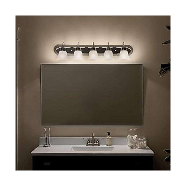 Kichler Lighting 5339CHS Baño de cinco luces cromado_4