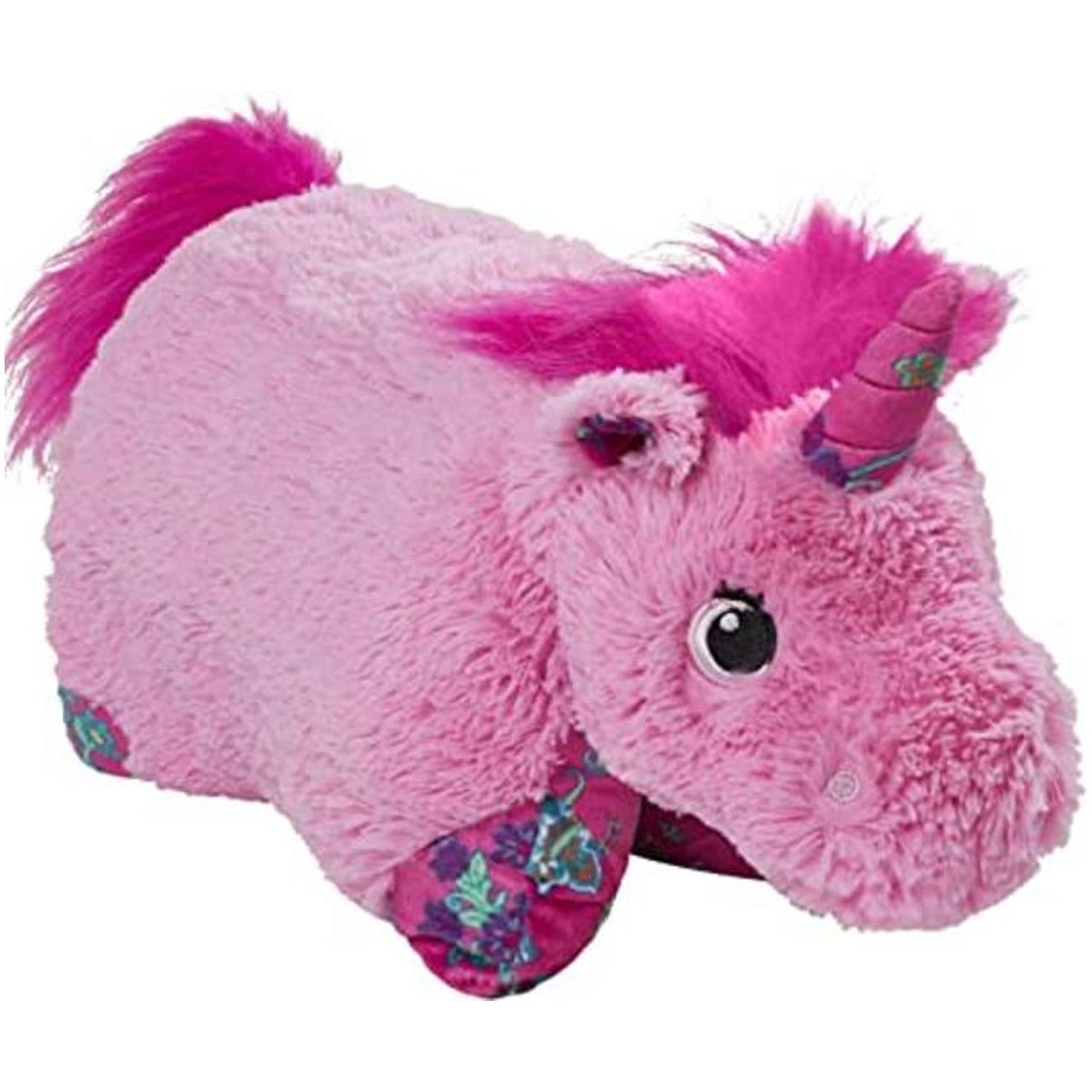 Pillow Pets Colorful Pink Unicorn Peluche de animal de