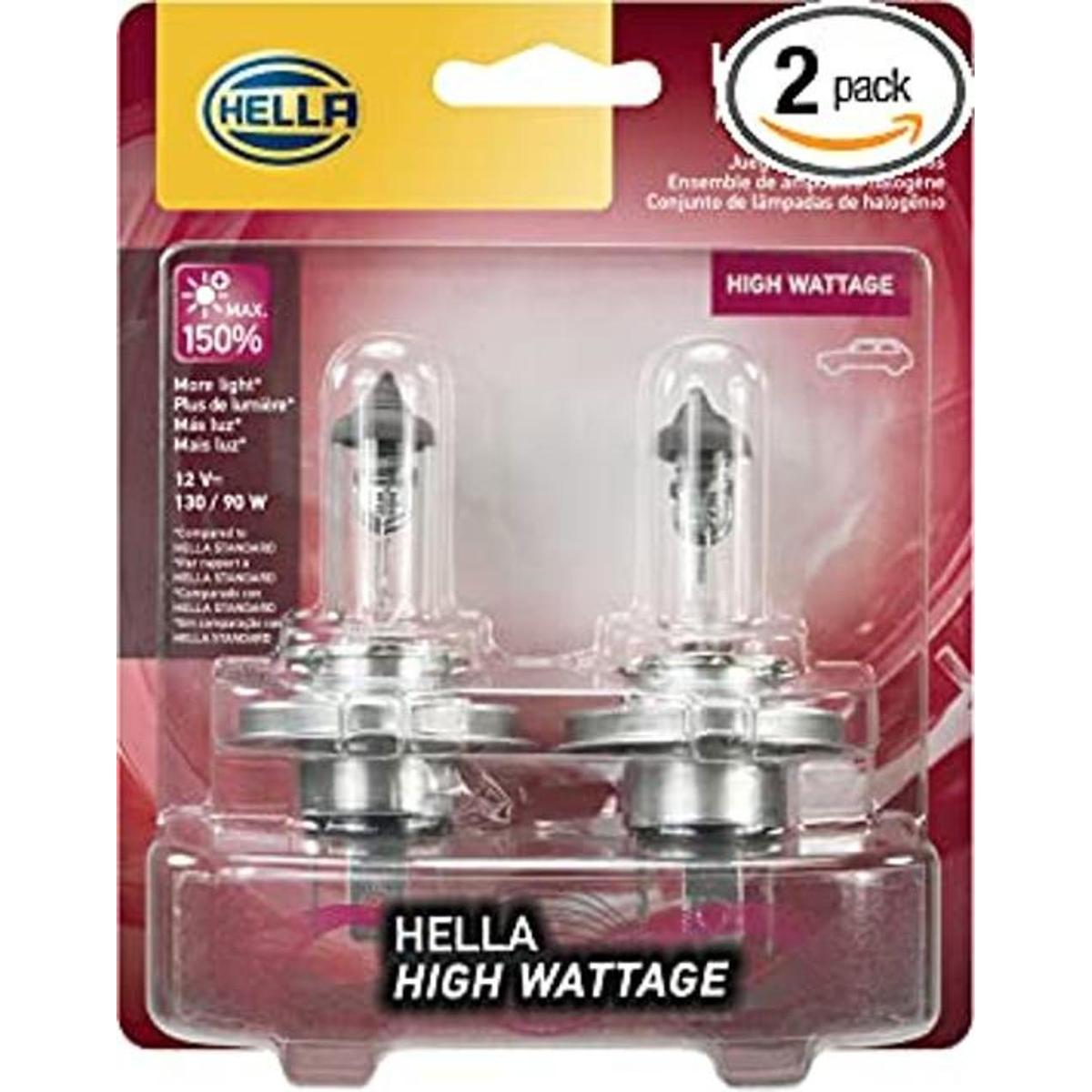 HELLA H4 Bombillas de alta potencia de 13090 WTB 12 V