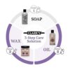 Kit de aceite y cera para tabla de cortar de CLARKs El_3