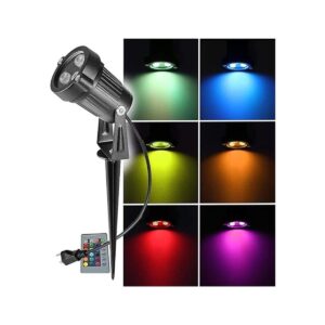 Ourleeme Estaca de luz para césped 2 en 1 resistente al_1