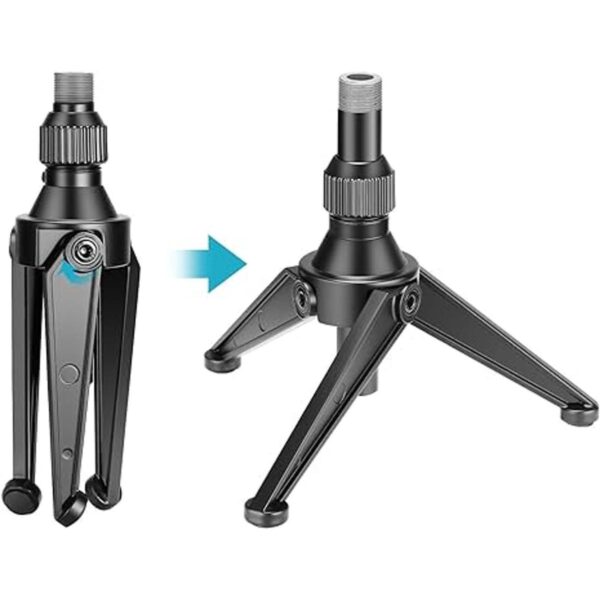 Neewer Mini soporte plegable para trípode de micrófono de