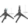 Neewer Mini soporte plegable para trípode de micrófono de