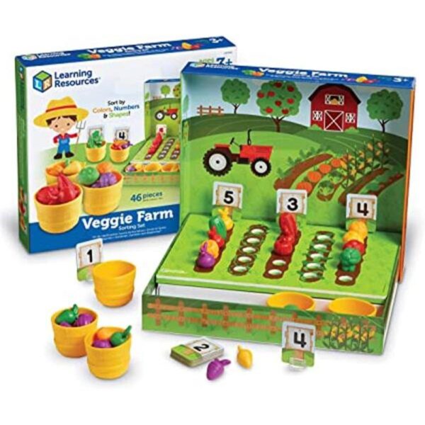 Learning Resources Veggie Farm Juego de clasificación de_1