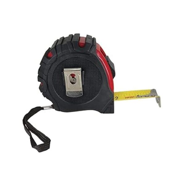 Cinta métrica para zurdos con protector de goma de 25 pies_2