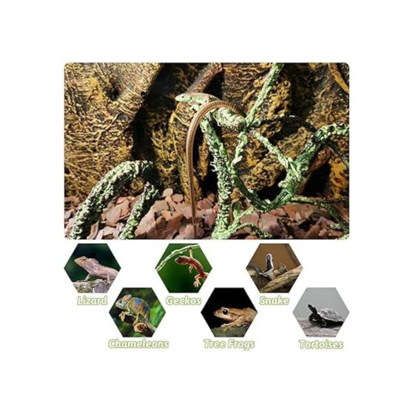 Flexible BendABranch Jungle Vines Planta de Terrario de