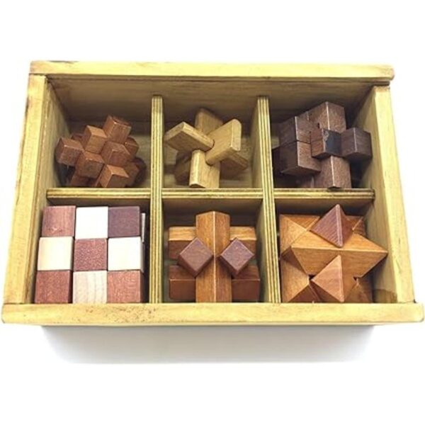 Guaishou Rompecabezas de madera 3D de lujo 6 en uno para_3